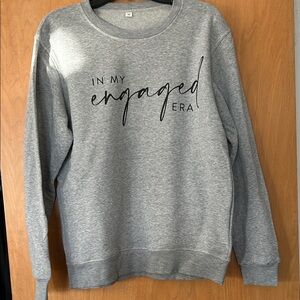 In My Engaged Era Gray Sweatshirt